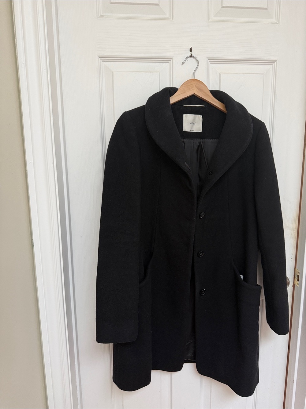Wilfred Black Coat (M)